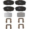 TRW GDB3450 Pastiglie Freno Set di 4 para Hyundai Kona (OS, OSE, OSI) 2017-2023 Assale anteriore e Altri Veicoli