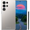 OEVNLZ Cellulare A25 Ultra, display da 7,3, 8 GB + 256 GB, Dual SIM + TF (espandibile fino a 128 GB), doppia fotocamera, senza contratto, per principianti - Grigio