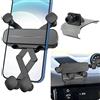 LUNQIN Supporto per telefono da auto per Porsche Macan 2015-2025 e Porsche Cayenne 2019-2023 Accessori Auto Decorazione d'interni Staffa per smartphone cellulare