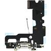 OnlyTech - Presa di ricarica Dock connettore con antenna flex, microfono e connettore di ricarica compatible con iPhone 7 Bianco