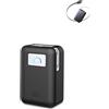 yystao Custodia per ancora Nano Power Bank, 10,000 mAh, custodia protettiva - Amica custodia in silicone lavabile più volte, antigraffio, antigoccia, colore nero