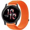 GIOPUEY Cinturini Compatibile con Garmin Venu 2, Nylon Traspirante Sport Loop Cinturino in Morbido Nylon Intrecciato Strap Band - Orange