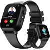 POKUJNFY Smartwatch Bambini GPS Chiama SOS Contatti Chat Telefono Modalità Classe Giochi Sveglia Torcia Impermeabile IP68 Digitale Regali Orologio Smartwatch Bambini Bambino Bambina