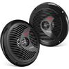Pyle Altoparlanti Marini 16,5 cm 2 Vie Impermeabili 400 Watt, Casse Audio, Speaker Resistenti per Barca, Veicoli Aperti, Nero, Coppia