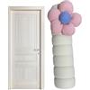 Generic Copertura per maniglia della porta anti collisione decorativa protezione morbida manica protettiva floreale carino motivo decorativo cartone animato caldo tocco prevenzione elettrostatica adatta per