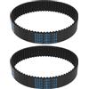 ECSiNG Cinghia dentata per levigatrice, 201 mm, lunghezza 14 mm, larghezza 67 denti, compatibile con Skil 7600, 2 pezzi