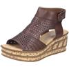 Rieker 68185 Sandali da stivale Donna