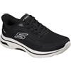 Skechers Uomo Go Walk Arch Fit 2.0 Percy Slip-in ALLENATRICE | Slip-on a mani libere, soletta rimovibile con vestibilità ad arco plantare, ammortizzazione ultra go, lavabile in lavatrice