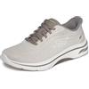 Skechers Uomo Go Walk Arch Fit 2.0 Percy Slip-in ALLENATRICE | Slip-on a mani libere, soletta rimovibile con vestibilità ad arco plantare, ammortizzazione ultra go, lavabile in lavatrice