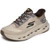 Skechers Max Cushioning Glide-Step - Sneaker da Uomo, in Tessuto, Colore Tortora, Taglia 44