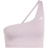 adidas Women Optime Workout Reggiseno Monospalla a Sostegno Leggero