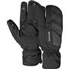 GripGrab Guanti da Ciclismo Invernali RIDE a Tre Dita Antivento Deep Winter Bici da Strada MTB Gravel