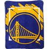 Northwest NBA Golden State Warriors Micro Raschel Coperta 116,8 x 152,4 cm, dimensionale