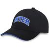 Inter Cappellino da Baseball, Collezione Back to Stadium, 100% Cotone, Unisex Adulto, Nero/Blu, Taglia Unica