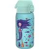 Ion8 Borraccia per Bambini, 350 ml, a Prova di Perdite, Facile da Aprire, Serratura Sicura, Lavabile in Lavastoviglie, Senza BPA, Maniglia per il Trasporto, Facile Pulizia, Sirene