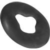 HOODANCOS Cuscino Massaggiante in Silicone Nero per Lettino Beauty e Viaggio | Superficie Morbida a Contatto Delicato, Effetto Simile al Grasso Umano, Protezione Viso, Riutilizzabile