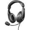 Trust 21661 cuffia e auricolare Cablato A Padiglione Musica e Chiamate Nero