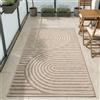 Carpetsale24 Tappeto da Esterno Impermeabile e Resistente ai Raggi UV Ideale per Cucina Balcone Terrazza Giardino Soggiorno, Dimensioni: 80x150 cm