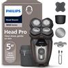 Philips Rasoio Philips per la testa, rasoio elettrico per la cura dei capelli, serie Pro 9000, precisione, semplice