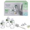 Tommee Tippee Kit di Biberon in Vetro Closer to Nature, Tettarella Simile al Seno con Valvola Anticolica, Dimensioni Misti, Trasparente, Colore e design possono variare