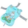 AOOPOO Cuscino da Bagno Neonato, Portatile Stampa di Cervi Tappetino per Bagnetto Neonato Materassino Galleggiante Bagnetto Neonato Cuscino Antiscivolo per Vasca da Bagno Neonato (Blu)