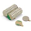 FIRST4MAGNETS Magnete Neodimio N42 Adesivo Per Arti, Mestieri, Produzione Di Modelli, Fai -Da -Te, Hobby E Imballaggi - 12mm Dia x 2mm Di Spessore - 1,6kg Di Tiro A Nord - Pacchetto Di 20