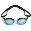 ARENA OCCHIALINI COBRA EDGE ULTRA SWIPE MIRROR OCCHIALINO NUOTO SPECCHIATI PISCINA GARA NUOTO (NERO/ORO)