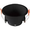 V-TAC VT-925 portafaretto led da incasso rotondo incavo faretto GU10 colore nero in policarbonato sku 6637