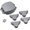 Nice SPGAP06400A Gruppo Plastiche per Asta Barriera M-LBAR e WIDE - Ricambio Originale
