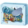 Ensky Paper Theater Whale Shark PT-397 kit papercraft acquario Giappone nuovo