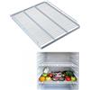 Generico Ripiano per freezer professionale con doppie sponde per vetrine | Griglia divisoria per espositori refrigerati e mobili frigoriferi,design a griglia aperta(59.5x41cm)