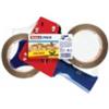 tesa Dispenser per nastri adesivi tesa PROMOPACK tendinastro con 2 nastri avana rosso/blu - 57455-00001-02