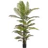 Bizzotto Pianta kenzia con vaso 33 foglie, h. 210 cm