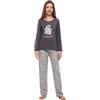 Merry Style Pigiama Lungo Ragazza MS10-192 (Melange Scuro/Grigio, 176)