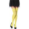 Bellivalini Collant Autoreggenti Microfibra Donna 80 DEN BLVFI1010 (Giallo, XS/S (Taglia Produttore: 1/2))