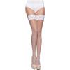 Merry Style Donna Calze Autoreggenti Calze Sposa MS185 15-20 DEN (Bianco-195(20DEN), S-M)