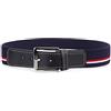 Ladeheid Cintura Elastica Unisex Bambini 65 cm x 3 cm P23 (Blu Scuro/Rosso/Bianco/Nero)
