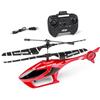 Carson Cyber Copter IR 2Ch RTF rosso - Elicottero, per principianti, RC Heli, giocattolo telecomandato, telecomandato