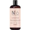N16 Professionnel Shampoo Bio alla Cheratina N16 Professionnel - Riparatore - Senza Solfati né Parabeni - Marchio Francese - 500 ml