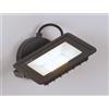 Illuminando PRATICA APPLIQUE CON LED 50W-100W DIMMERABILE CCT IN METALLO NERO FARO ORIENTABILE STILE INDUSTRIALE