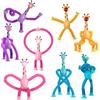PASLFC Giraffa Ventosa, 8 Pezzi Telescopio Ventosa Giraffa, Giraffa e Compleanno Decorazione Da Tavolo (Nessuna Luce)