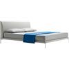 ZANOTTA letto matrimoniale TALAMO con rete unica per materasso 170 x 200 cm e piedini H 17,5 cm - 1883/1-170x200-CAT20