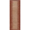 benuta Pure Tulsi - Passatoia in iuta terracotta, 80 x 250 cm, in sisal/iuta, stile vintage, etnico, retrò, facile da pulire, per soggiorno e camera da letto