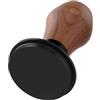 Normcore Pressino per caffè espresso V4, 51 mm, con molla con molle di ricambio da 6,8 kg/11,3 kg/13,6 kg, con base piatta rivestita in titanio PVD, manico in noce americano