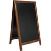 SECURIT - Lavagna Da Terra Deluxe - 70 x 120 cm - Colore Marrone Scuro