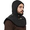 Lord of Battles Cuffia imbottita con cappuccio | Rinascimento medievale cotone imbottito Armatura collare cappuccio con cinghie pronto per i tuoi spalloni