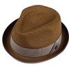 DASMARCA Andy Summer Paper Straw Skimpy Brim Short Brim Trilby Hat per uomo e donna