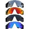 Acefrog 4 paia di lenti polarizzate di ricambio per occhiali da sole Oakley Jawbreaker OO9290, vestibilità perfetta, infrangibili, antigraffio, confezione risparmio