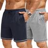 Jahetuul Pantaloni Pigiama da Uomo Pantaloncini Corti Uomo | Cotone Estivi con Tasche Leggeri Pantalone Bermuda Casual con Coulisse