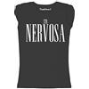 thedifferent New T-Shirt Donna Fiammata STO Nervosa Idea Regalo
